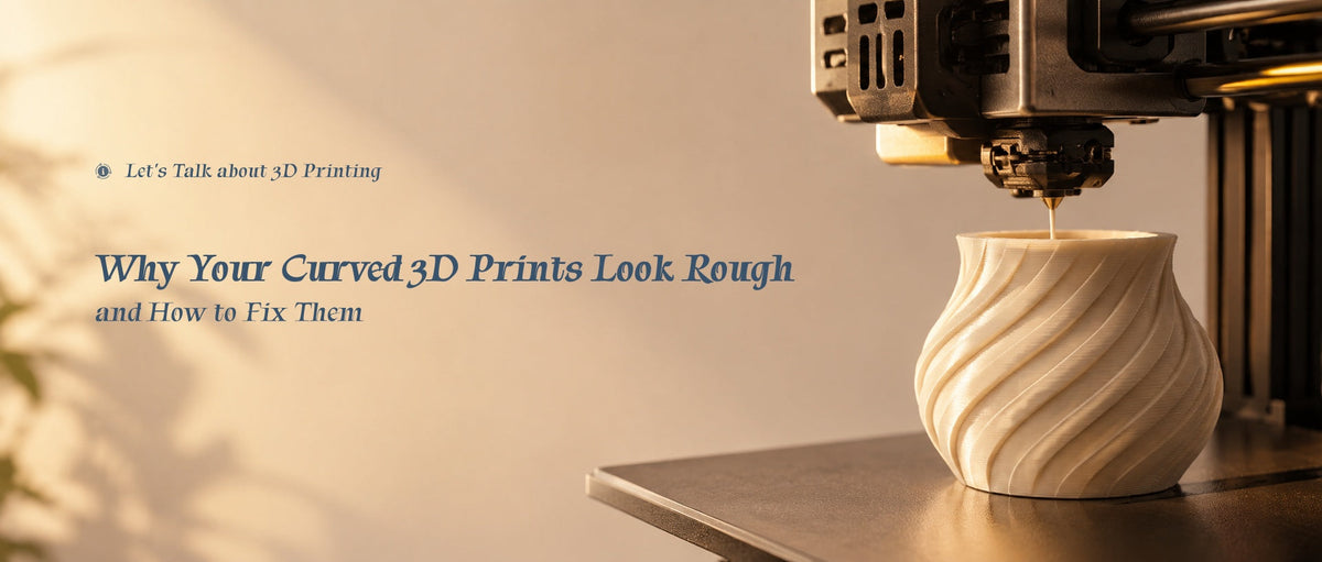 Why Your Curved 3D Prints Look Rough — and How to Fix Them