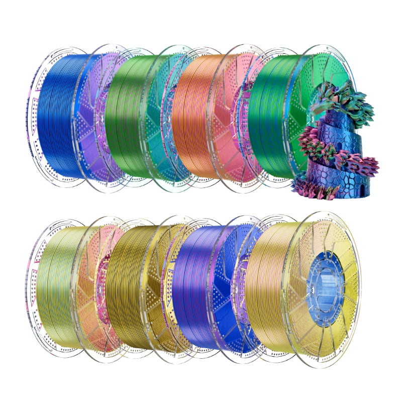 [MOQ: 8KG] Conjure Silk PLA Filament - Custom Color Combo