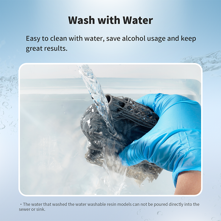 water washable resin