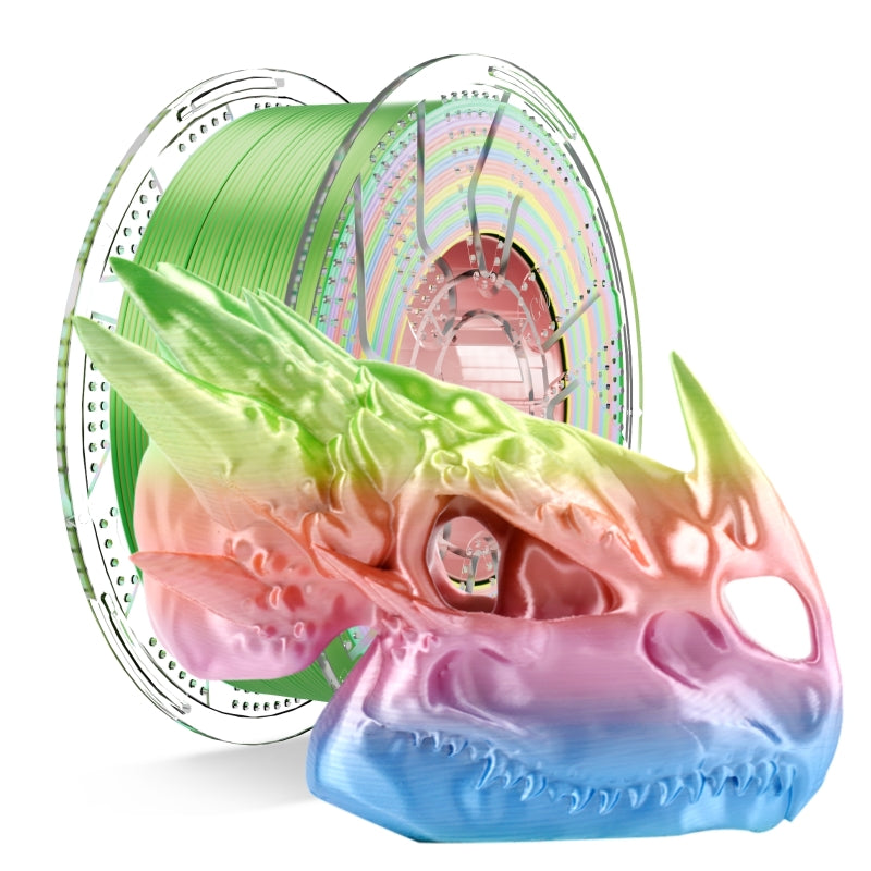 Conjure Silk Rainbow PLA 3D Printer Filament