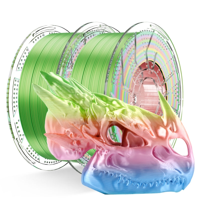 Conjure Silk Rainbow PLA 3D Printer Filament