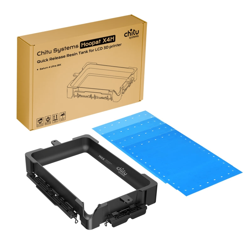 Hoopat X4H resin vat with extra release films for Elegoo Saturn 4 Ultra 16K