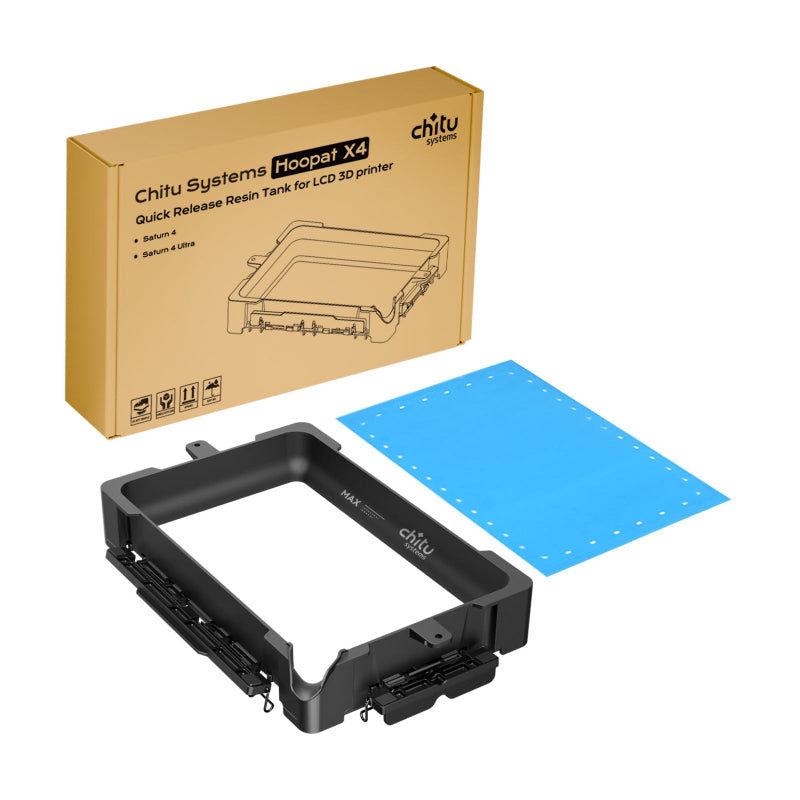 Hoopat X4 resin vat with release film for Elegoo Saturn 4 and Saturn 4 Ultra
