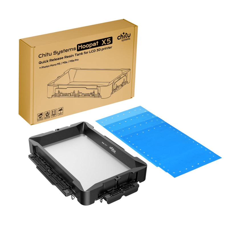 Hoopat X5 resin vat with extra release films for Anycubic Photon Mono M5 series