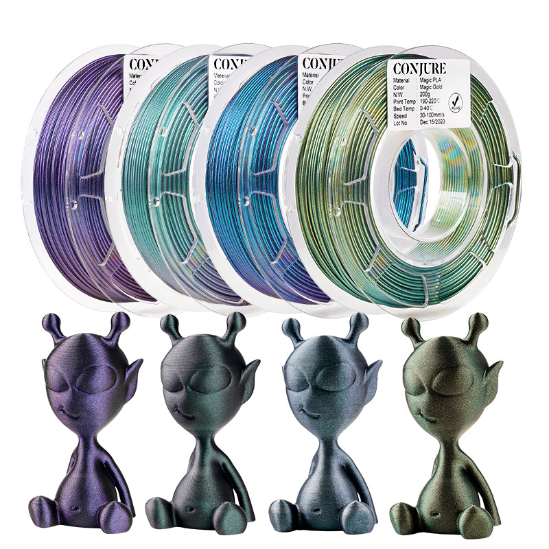 Conjure PLA Filament Multi-Color Trial Pack 0.8KG