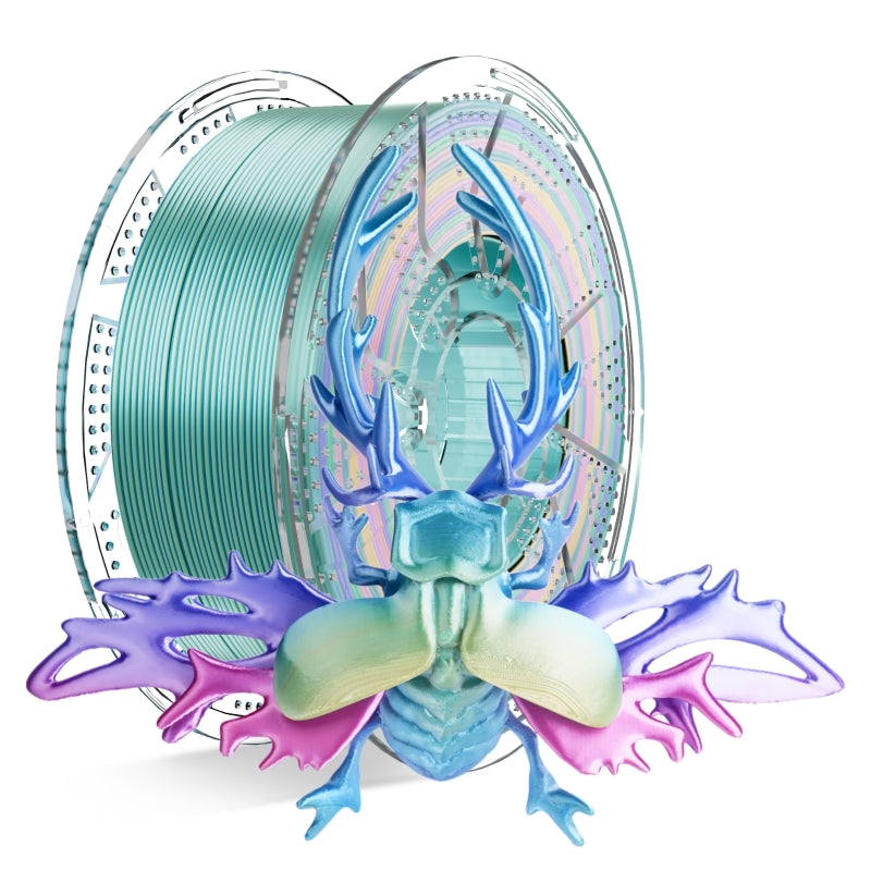 Conjure Silk Rainbow PLA 3D Printer Filament