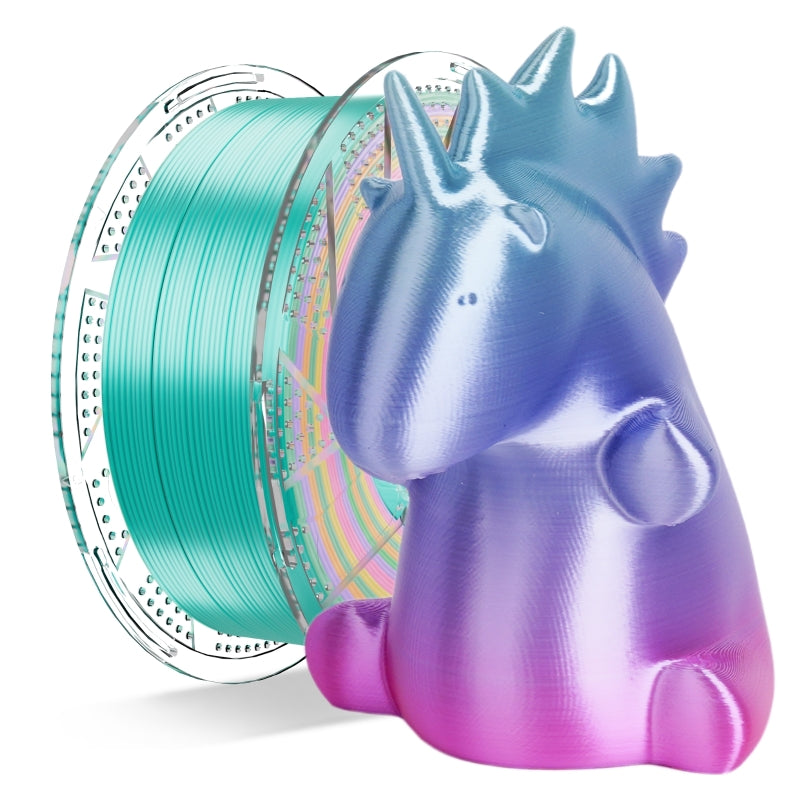 Conjure Silk Rainbow PLA 3D Printer Filament