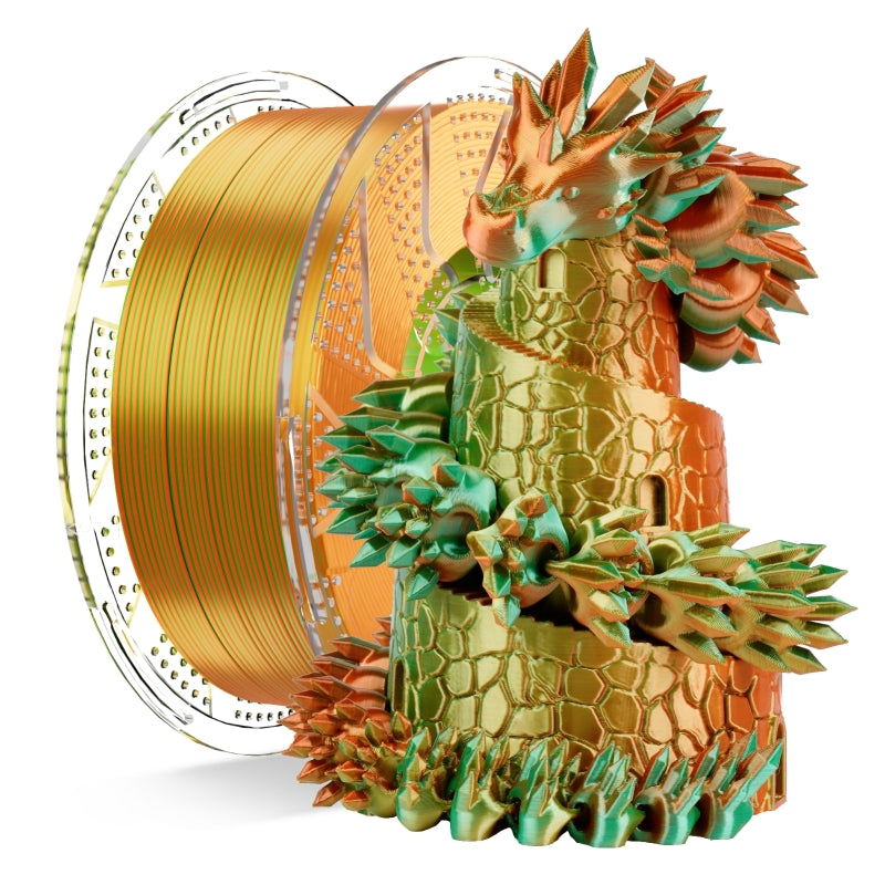 Conjure Silk Tri-Color PLA Filament