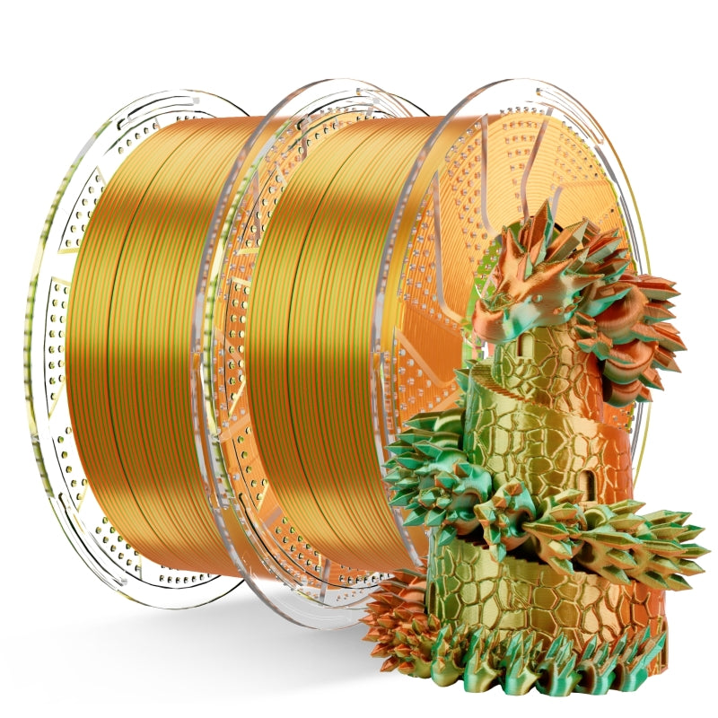 Conjure Silk Tri-Color PLA Filament
