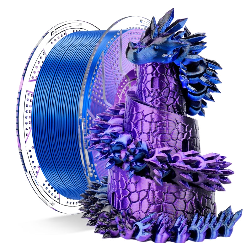 Conjure Silk Tri-Color PLA Filament