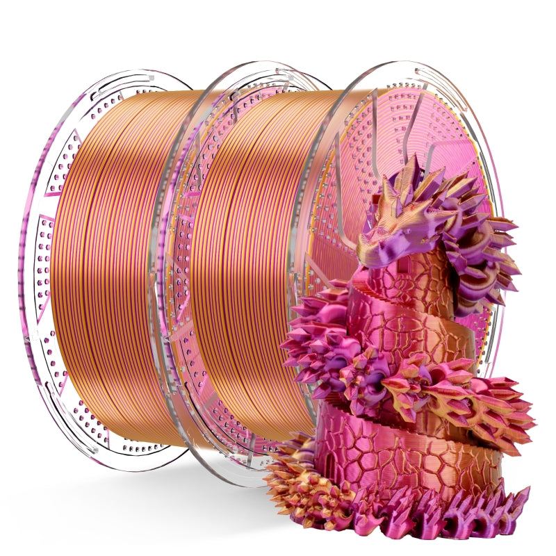 Conjure Silk Tri-Color PLA Filament