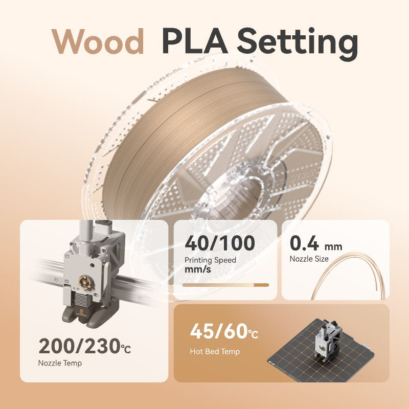 CONJURE Wood PLA Filament