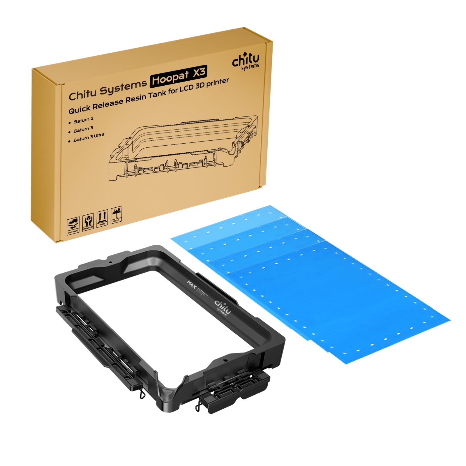 Hoopat X3/X4/X4H/X5 Quick Release Resin Vat