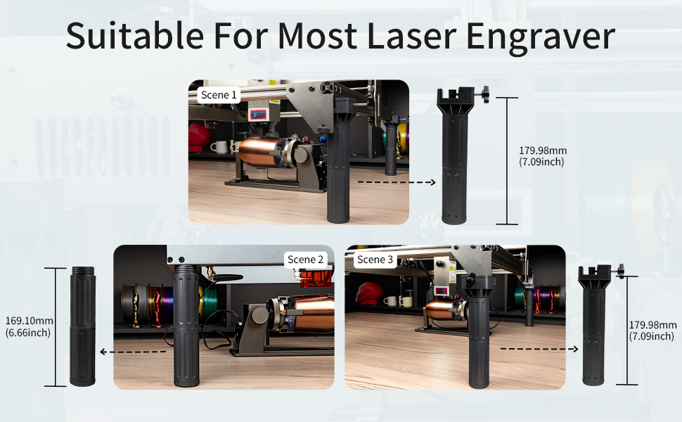 laser engraver riser